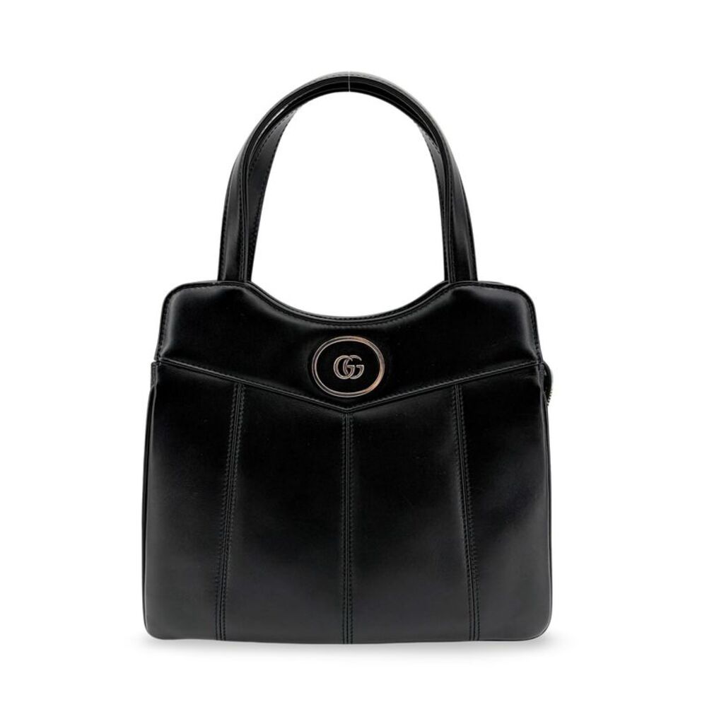 Gucci Petite Gg Quilted Leather Black Leather Tote Bag Bag